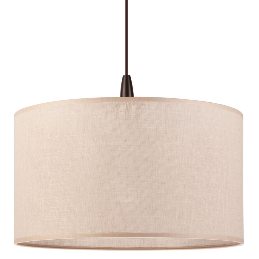 Lámpara LED colgante NOEL 1xE27/60W/230V beige