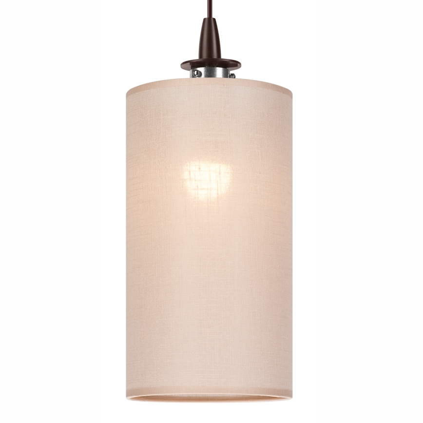 Lámpara LED colgante NOEL MINI 1xE27/60W/230V beige