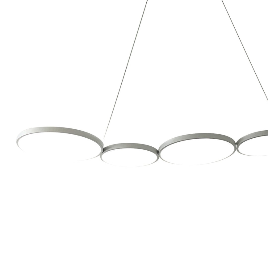 Lámpara LED colgante OLYMPIA 5xLED/10W/230V gris