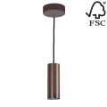 Lámpara LED colgante PIPE 1xGU10/5W/230V - Certificado FSC