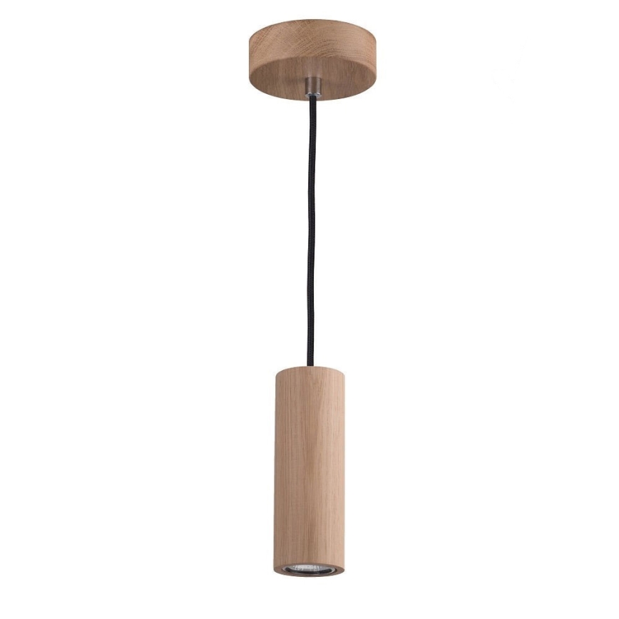 Lámpara LED colgante PIPE 1xGU10/5W/230V roble mate