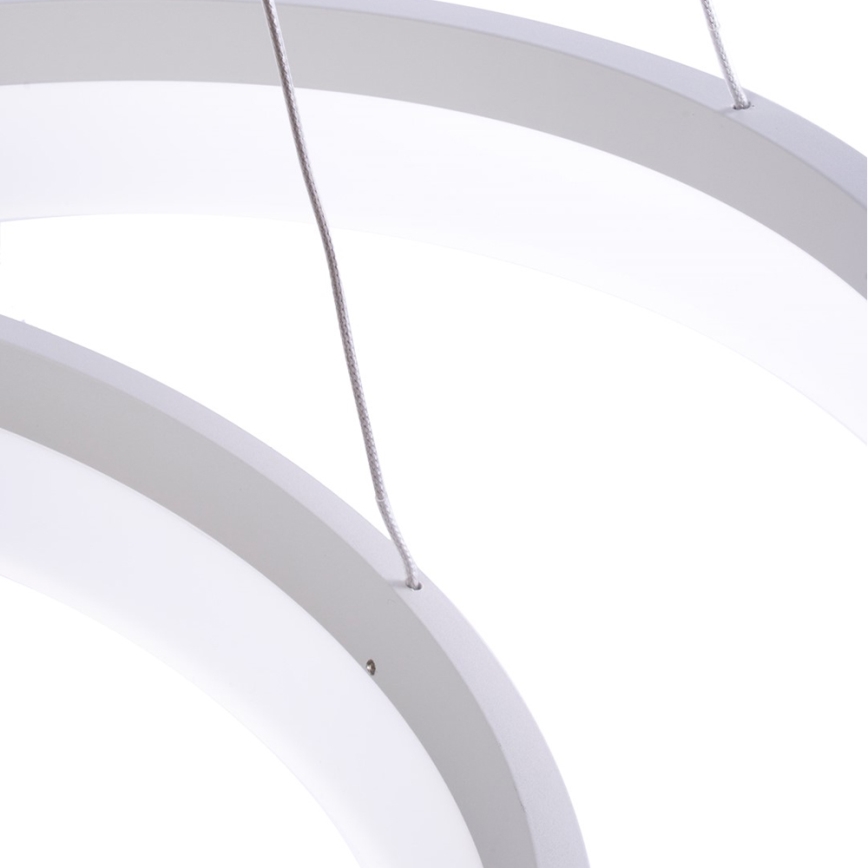 Lámpara LED colgante regulable RING con mando a distancia LED/60W/230V
