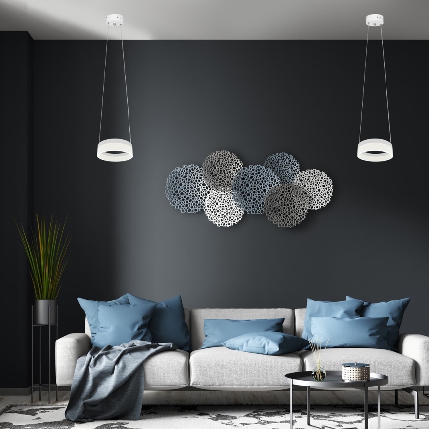 Lámpara LED colgante RING LED/12W/230V