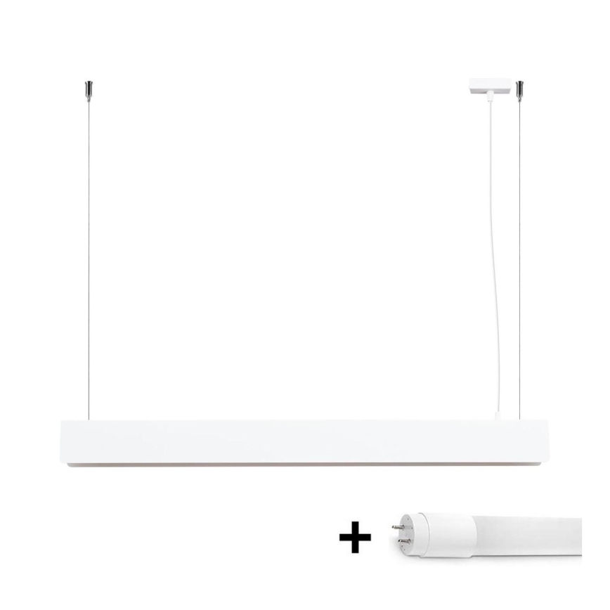 Lámpara LED colgante SPARK 1xG13/8,5W/230V blanco