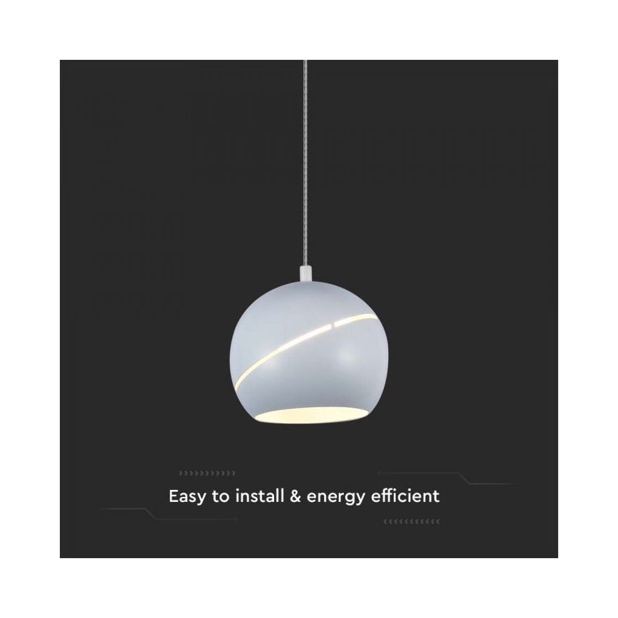 Lámpara LED colgante táctil LED/8,5W/230V 3000K blanco