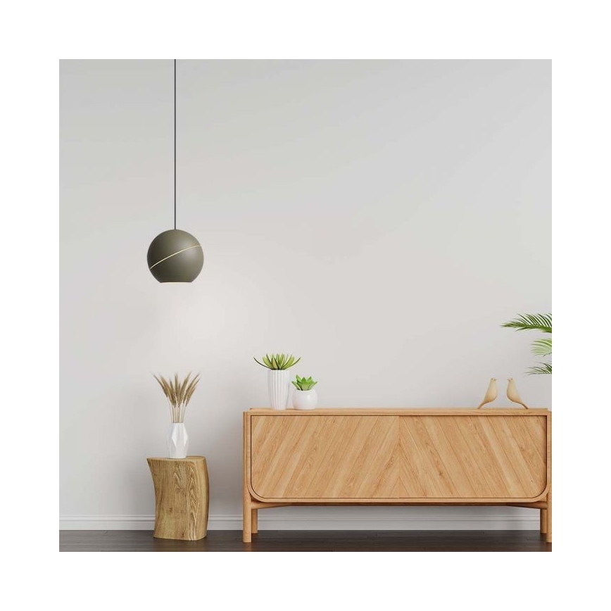 Lámpara LED colgante táctil LED/8,5W/230V 3000K gris