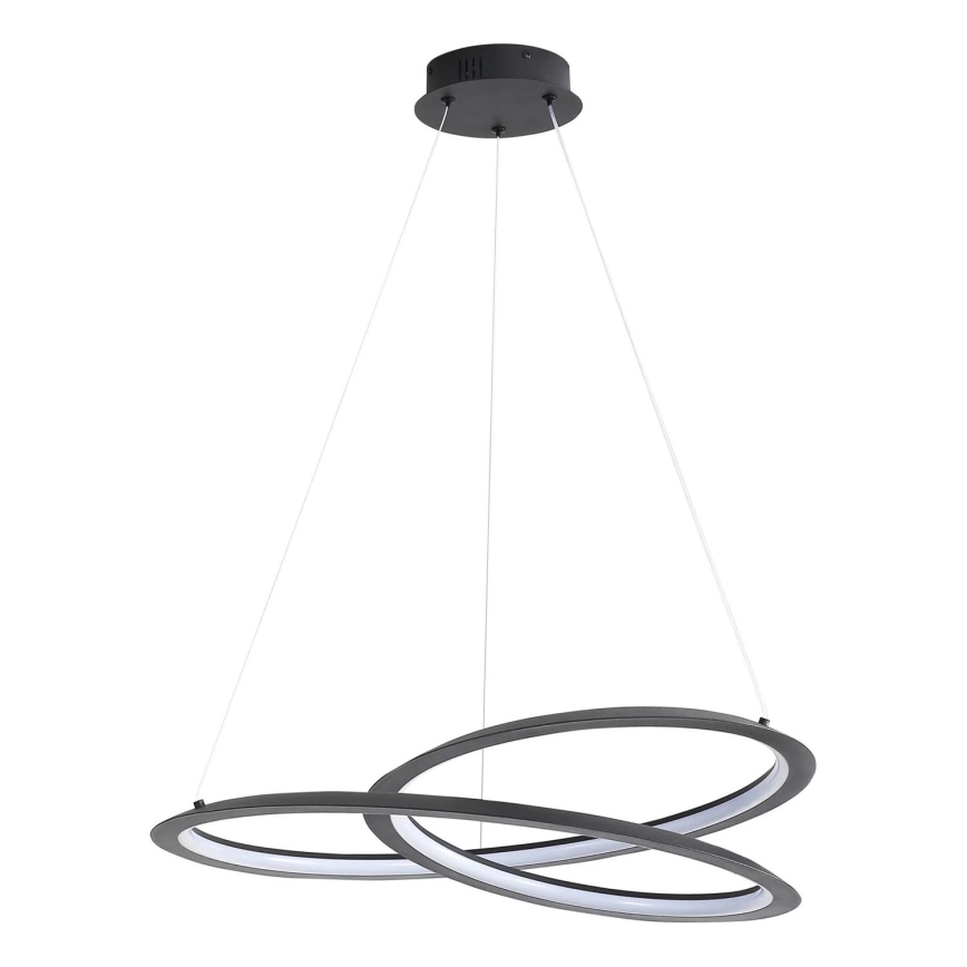 Lámpara LED colgante TANGO LED/44W/230V 4000K diá. 60 cm negro
