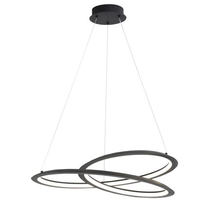 Lámpara LED colgante TANGO LED/44W/230V 4000K diá. 60 cm negro