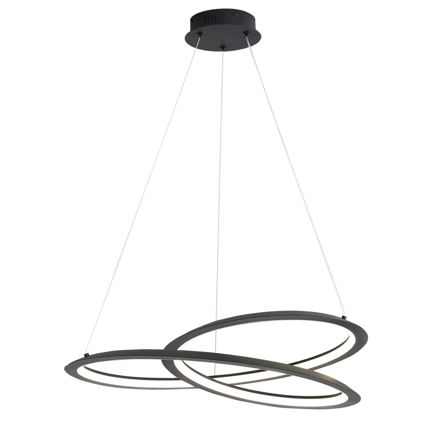 Lámpara LED colgante TANGO LED/44W/230V 4000K diá. 60 cm negro