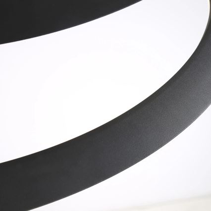 Lámpara LED colgante TANGO LED/44W/230V 4000K diá. 60 cm negro