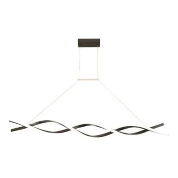 Lámpara LED colgante TWIST LED/37W/230V 4000K 120 cm negro