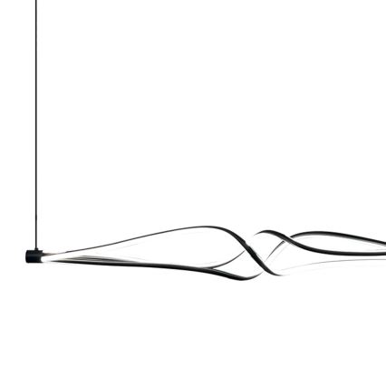 Lámpara LED colgante TWISTER LED/56W/230V negro