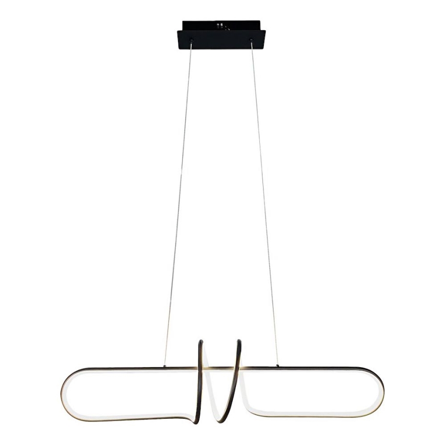Lámpara LED colgante VERTIGO LED/54W/230V negro