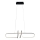 Lámpara LED colgante VERTIGO LED/54W/230V negro