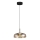 Lámpara LED colgante VETRO LED/6W/230V diá. 23 cm beige/negro