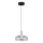 Lámpara LED colgante VETRO LED/6W/230V diá. 23 cm gris/negro