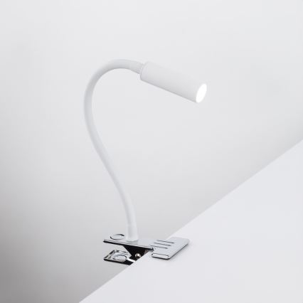 Lámpara LED con clip LAGOS 1xG9/3W/230V 4000K blanco