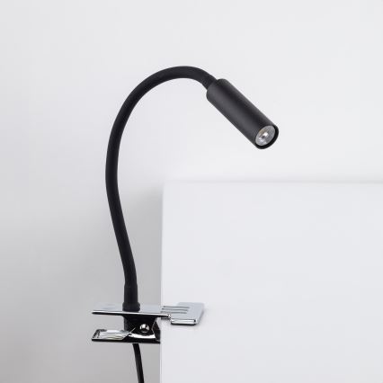 Lámpara LED con clip LAGOS 1xG9/3W/230V 4000K negro