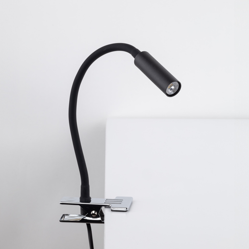 Lámpara LED con clip LAGOS 1xG9/3W/230V 4000K negro