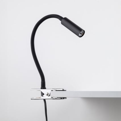 Lámpara LED con clip LAGOS 1xG9/3W/230V 4000K negro