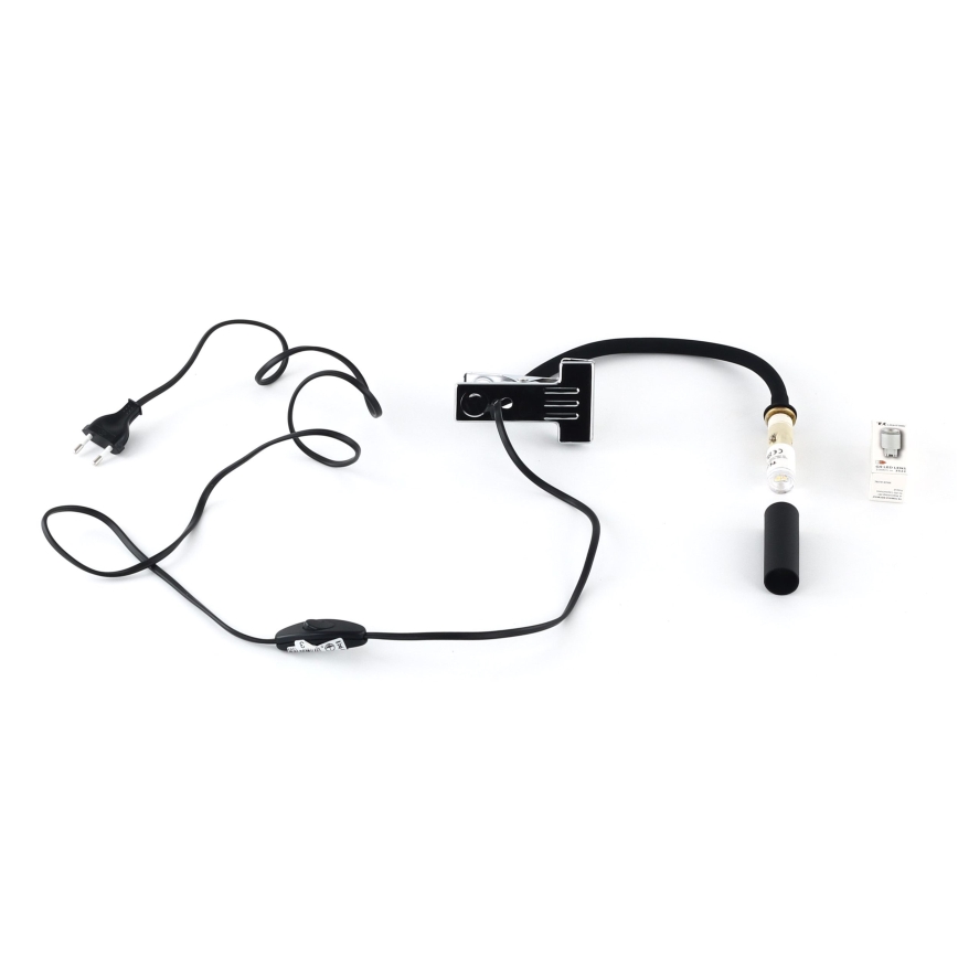 Lámpara LED con clip LAGOS 1xG9/3W/230V 4000K negro