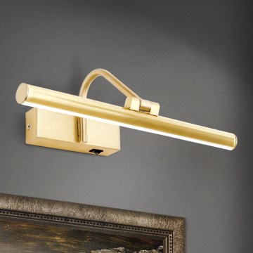 Lámpara LED de cuadro PORTRAIT LED/6W/230V 30 cm dorado