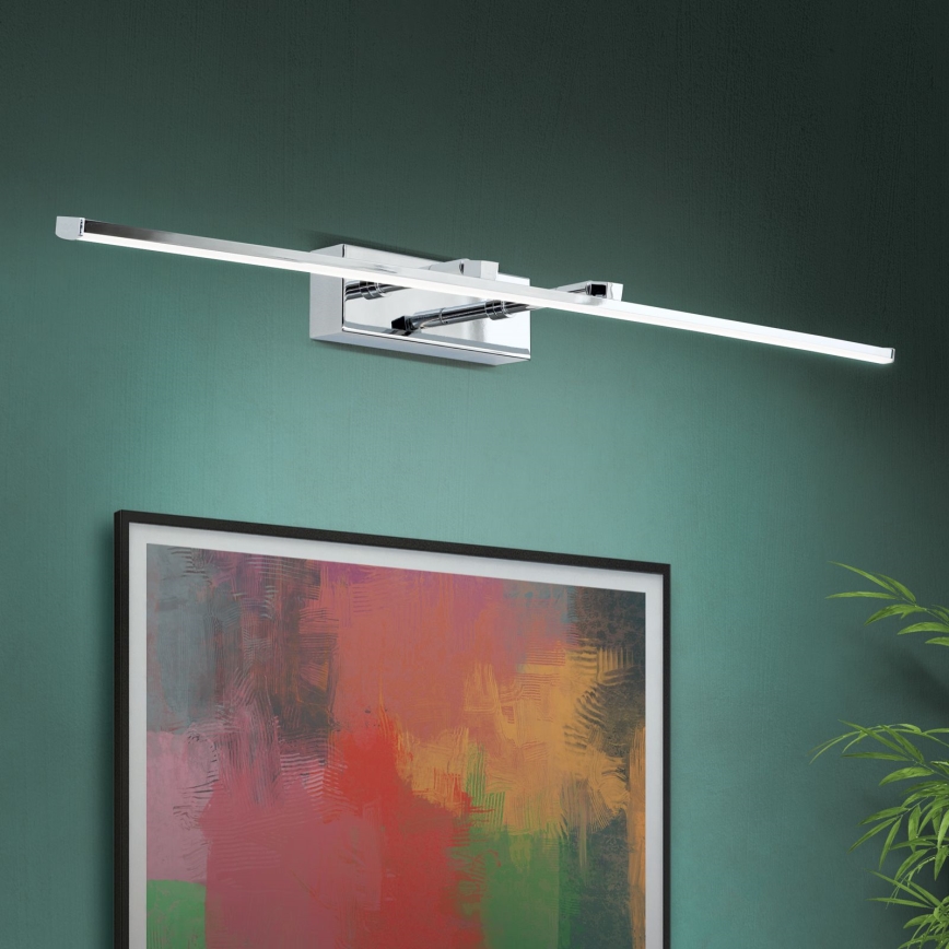 Lámpara LED de cuadro PUBLIO LED/15W/230V 75 cm cromo brillante