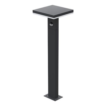 Lámpara LED de exterior con sensor BARI LED/10W/230V 4000K 60 cm IP54 antracita