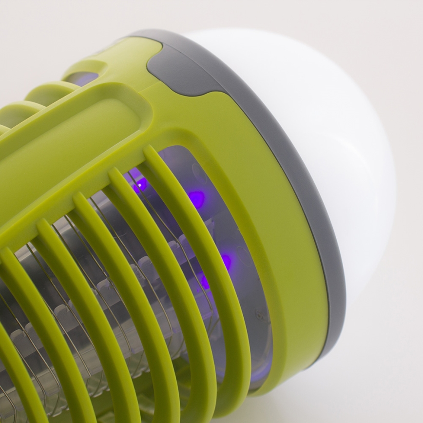 Lámpara LED de exterior con una trampa para insectos LED/5W/USB 1800mAh IP44