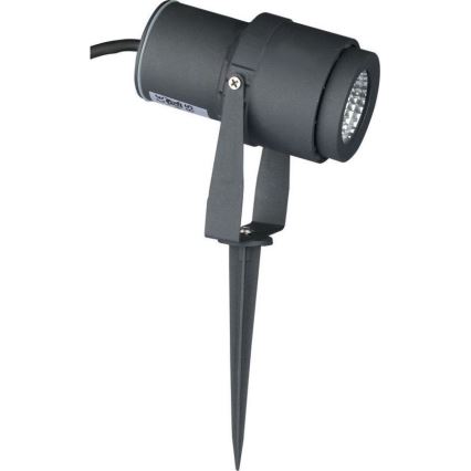 Lámpara LED de exterior LED/12W/100-240V IP65 3000K gris