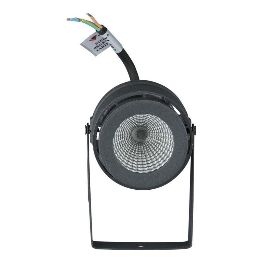 Lámpara LED de exterior LED/12W/100-240V IP65 3000K gris