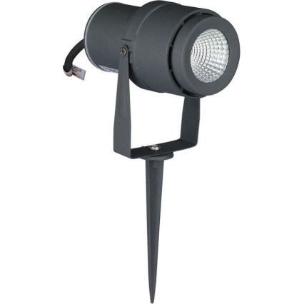 Lámpara LED de exterior LED/12W/100-240V IP65 3000K gris