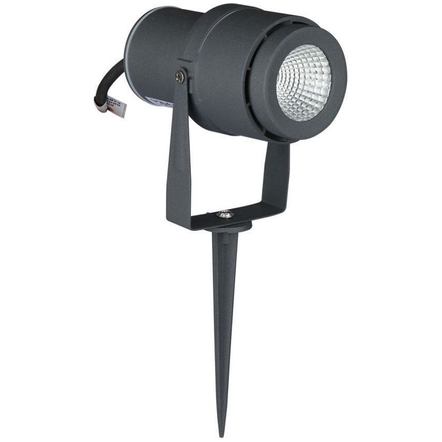 Lámpara LED de exterior LED/12W/100-240V IP65 3000K gris