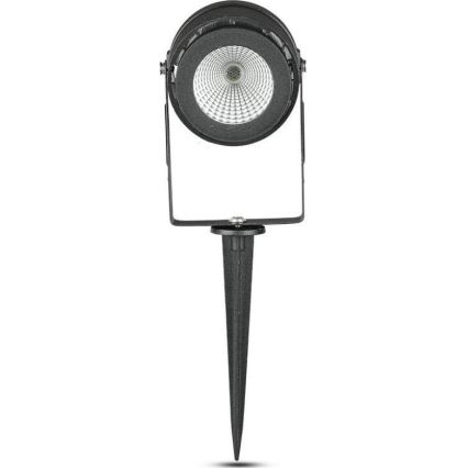 Lámpara LED de exterior LED/12W/100-240V IP65 4000K negro