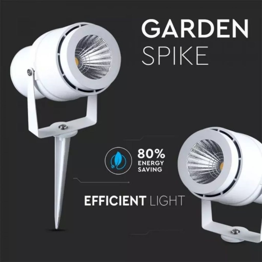 Lámpara LED de exterior LED/12W/100-240V IP65 blanco