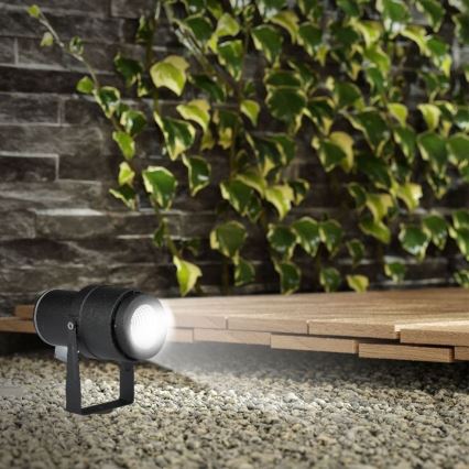 Lámpara LED de exterior LED/12W/100-240V IP65 luz verde