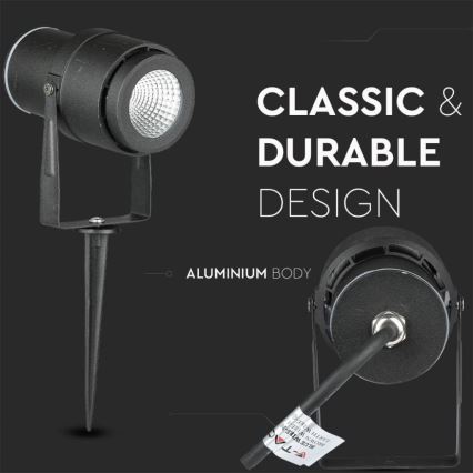 Lámpara LED de exterior LED/12W/100-240V IP65 luz verde