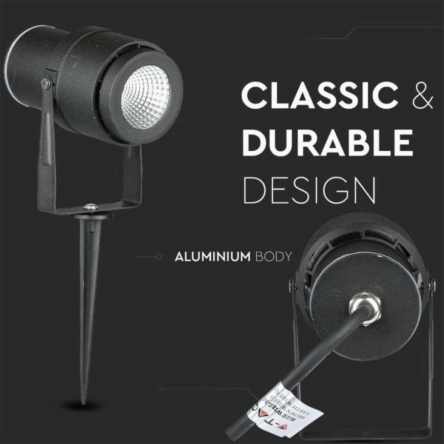 Lámpara LED de exterior LED/12W/100-240V IP65 luz verde