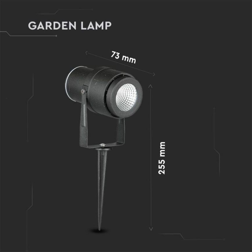 Lámpara LED de exterior LED/12W/100-240V IP65 luz verde