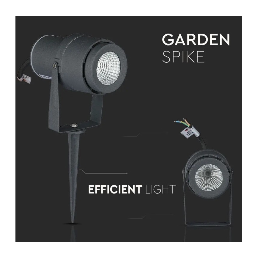 Lámpara LED de exterior LED/12W/230V 4000K antracita IP65