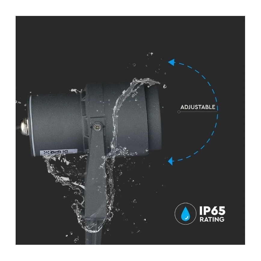 Lámpara LED de exterior LED/12W/230V 4000K antracita IP65