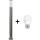 Lámpara LED de exterior LIVIA 1xE27/11W/230V IP44
