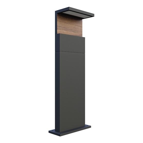 Lámpara LED de exterior NATURA LED/12W/230V 4000K 60 cm IP65 marrón/antracita