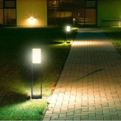 Lámpara LED de exterior SAMSUNG CHIP LED/10W/230V 3000K IP65 negro