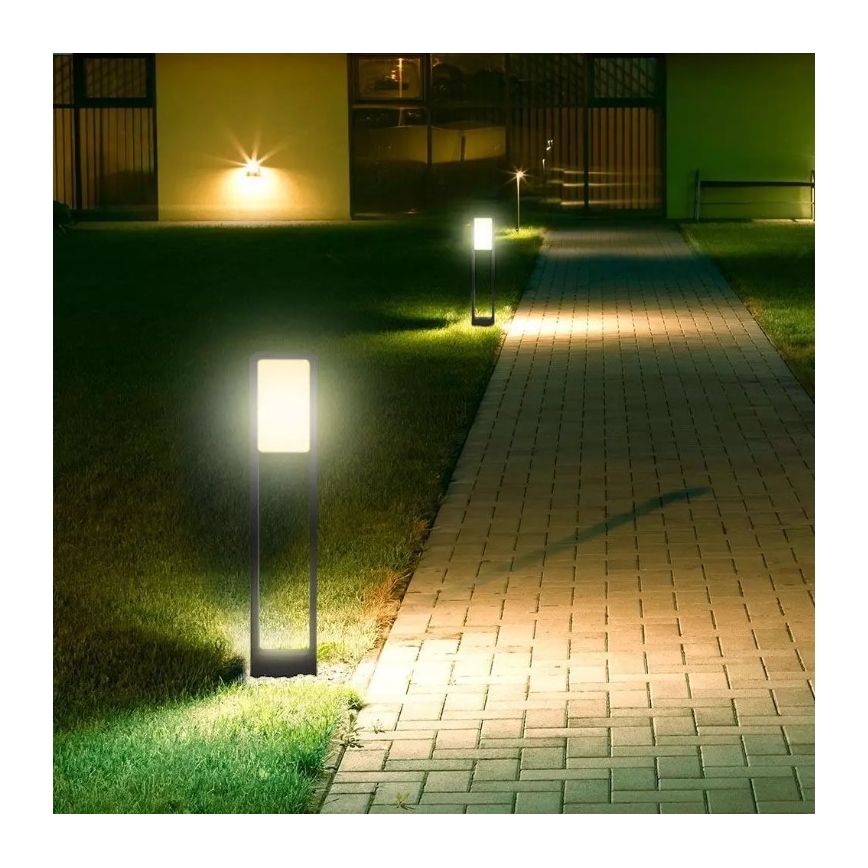 Lámpara LED de exterior SAMSUNG CHIP LED/10W/230V 3000K IP65 negro