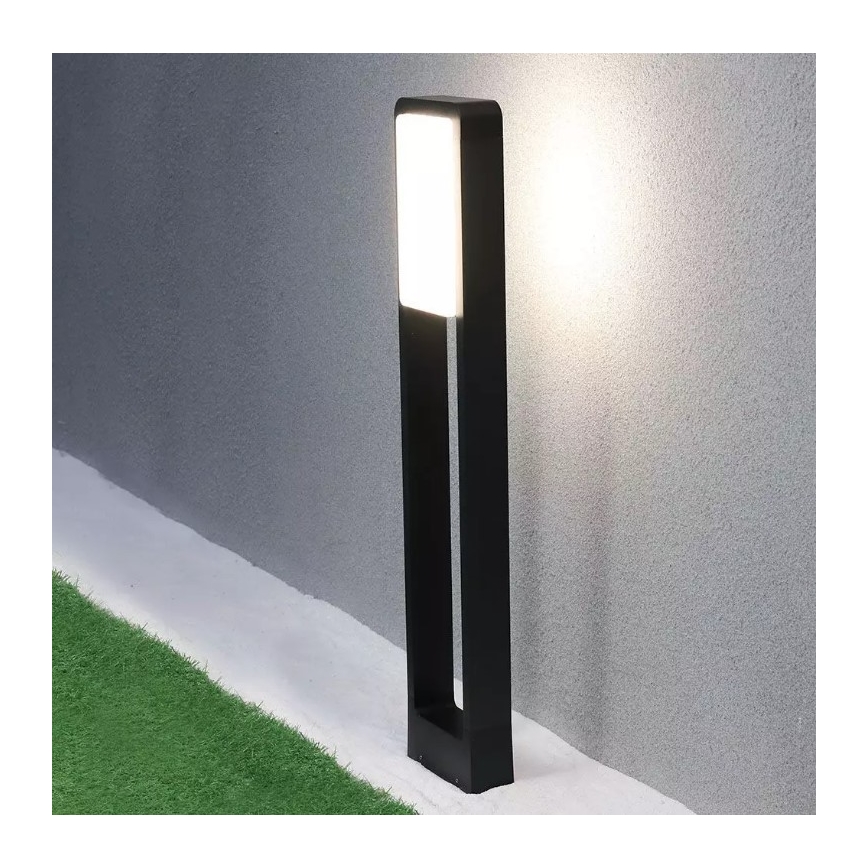 Lámpara LED de exterior SAMSUNG CHIP LED/10W/230V 3000K IP65 negro