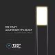 Lámpara LED de exterior SAMSUNG CHIP LED/10W/230V 3000K IP65 negro