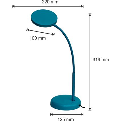 Lámpara LED de mesa ANITA LED/6W/230V