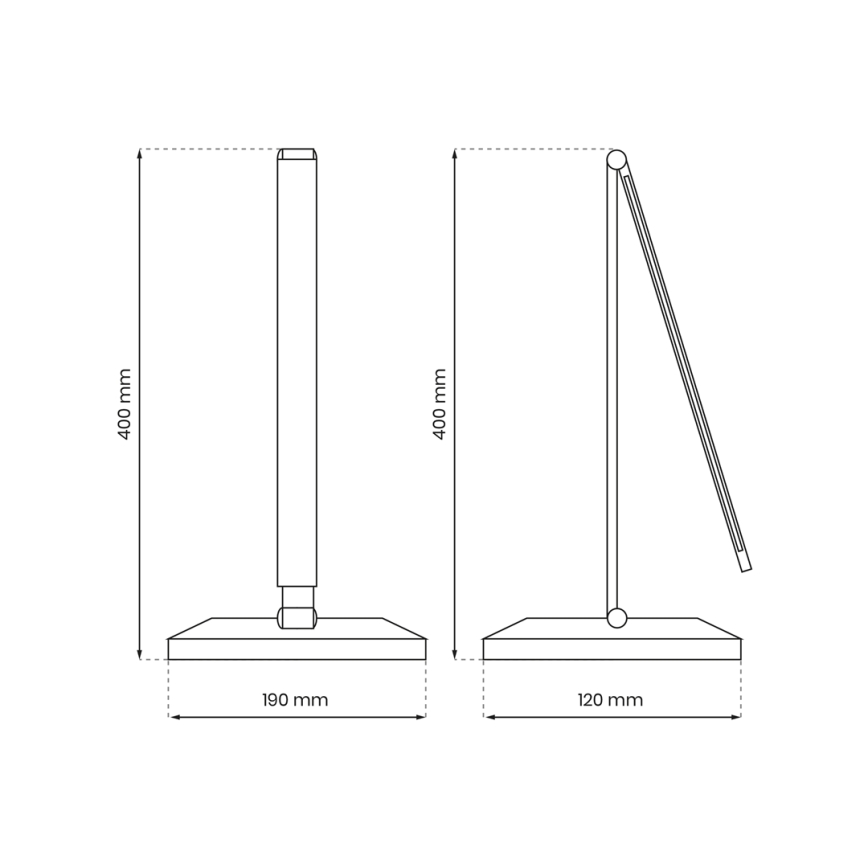 Lámpara LED de mesa con cargador inalámbrico VARIO LED/5W/230V 3000-6000K blanco