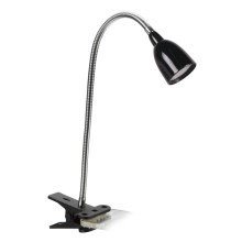 Lámpara LED de mesa con clip LED/2,5W/230V negro